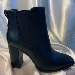 Brand new black booties